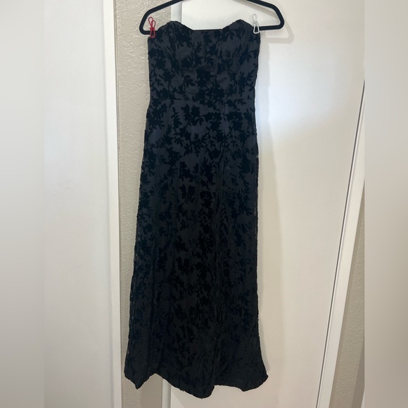 Revelry Mona Floral Burnout Velvet Dress - Picture 3 of 5